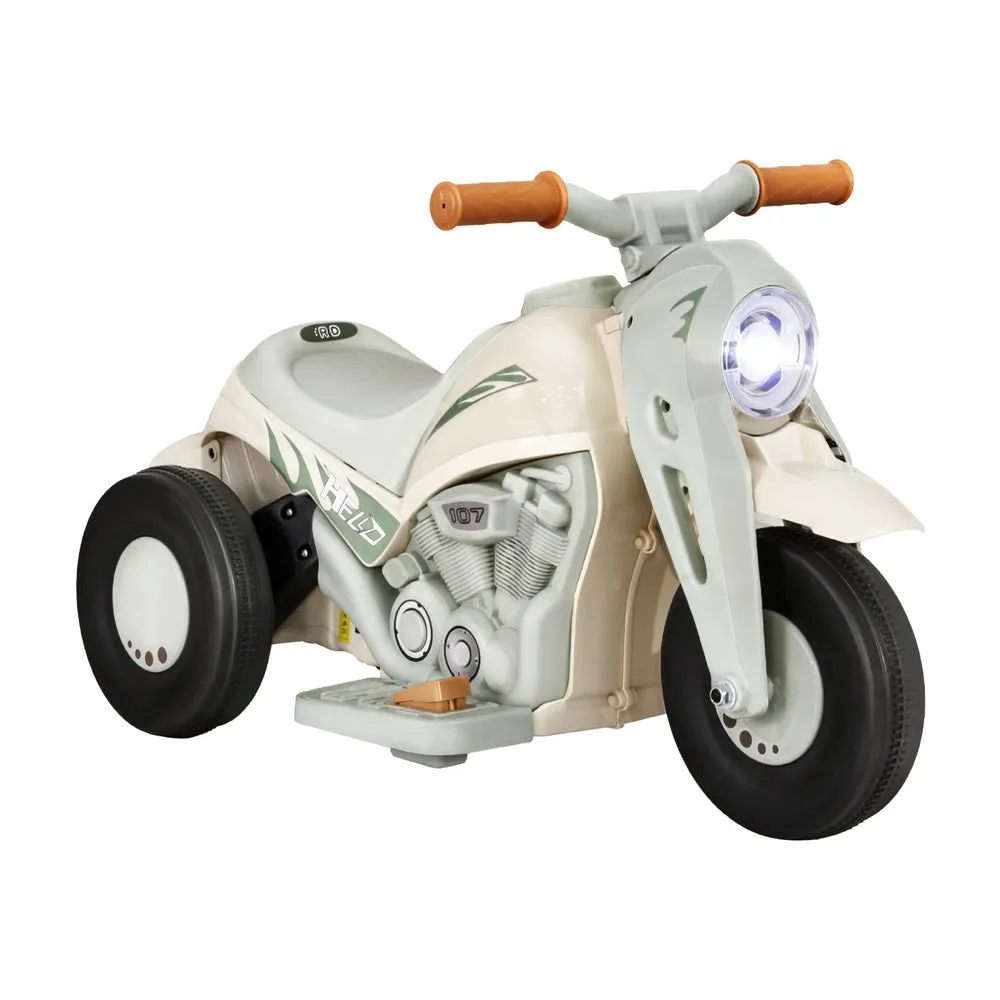 Green Electric Ride On Motorbike with Bubble Maker - Rigo