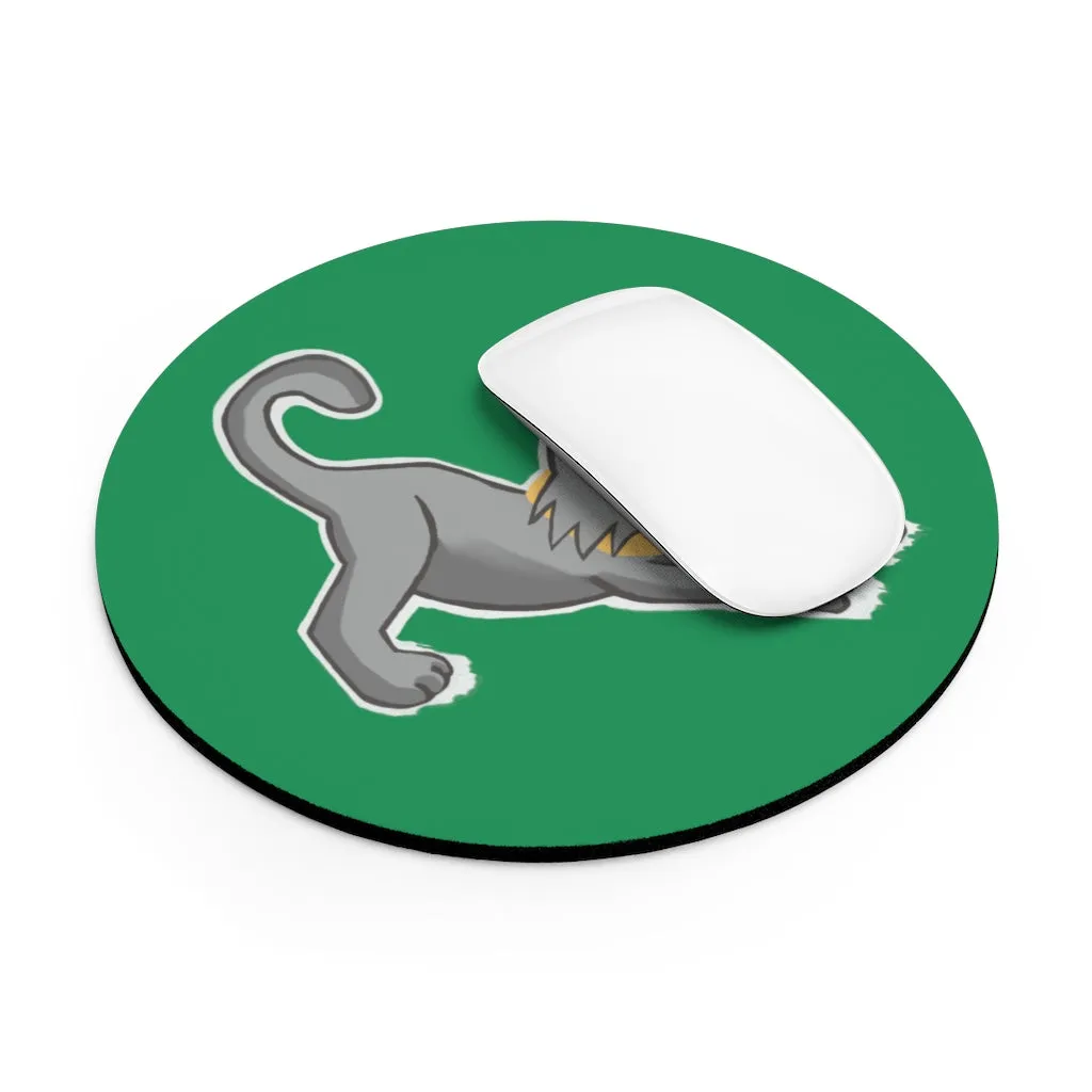 Grey Kitty Mouse Pad