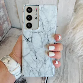 Grey Marble Cell  Case For Samsung Galaxy