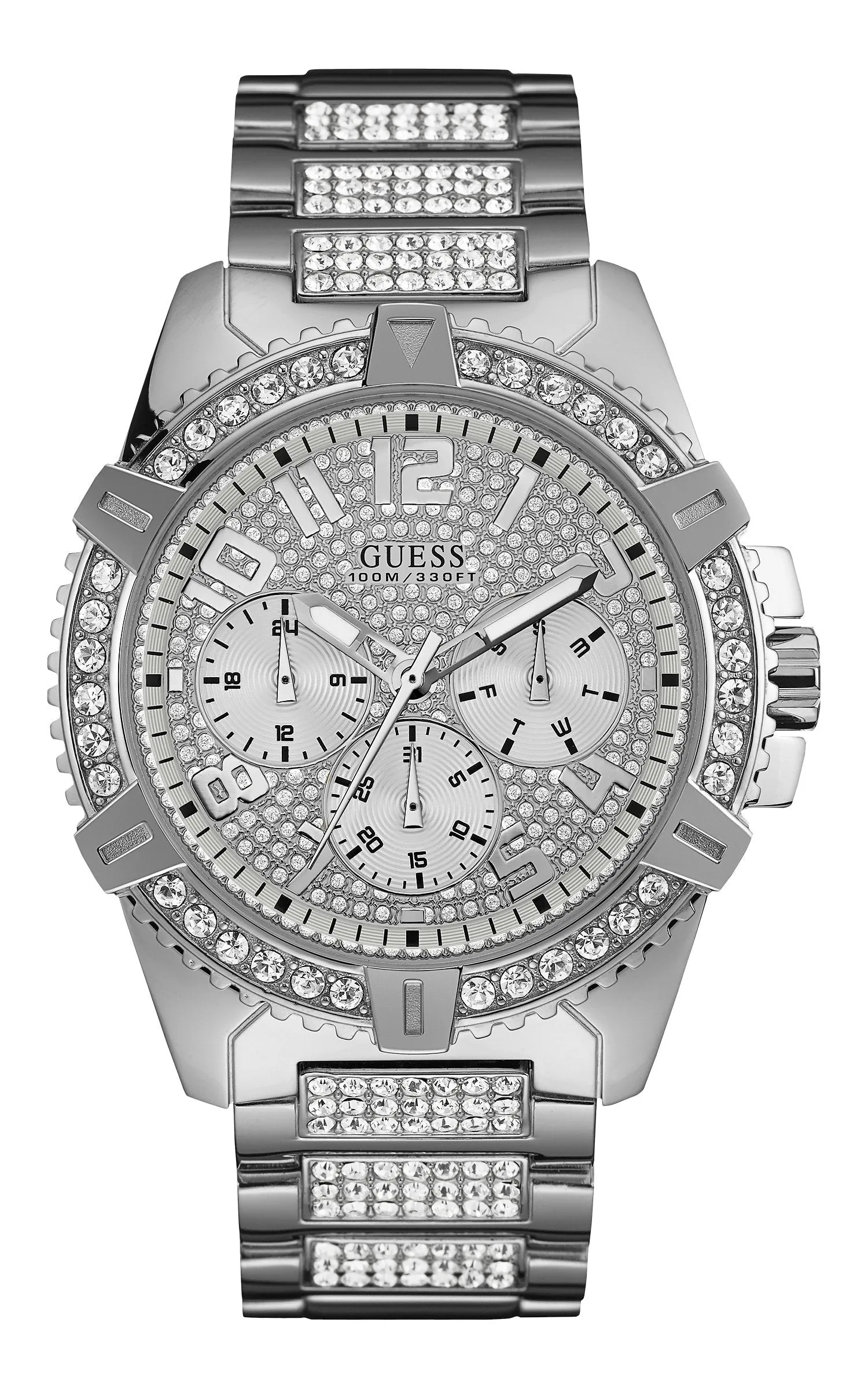 Guess Frontier Silver Men's Watch W0799G1