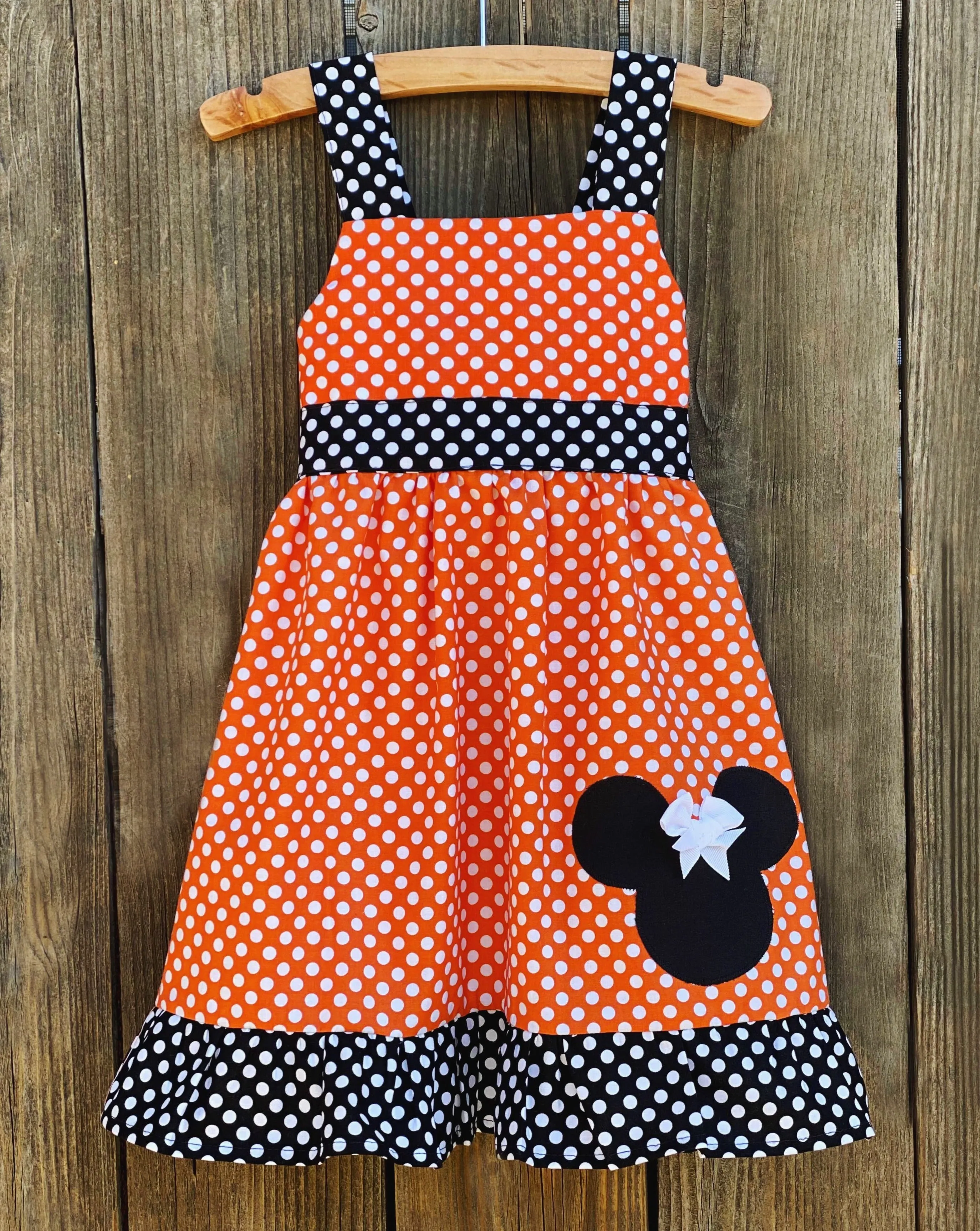 Halloween Minnie Mouse Jumper Dress