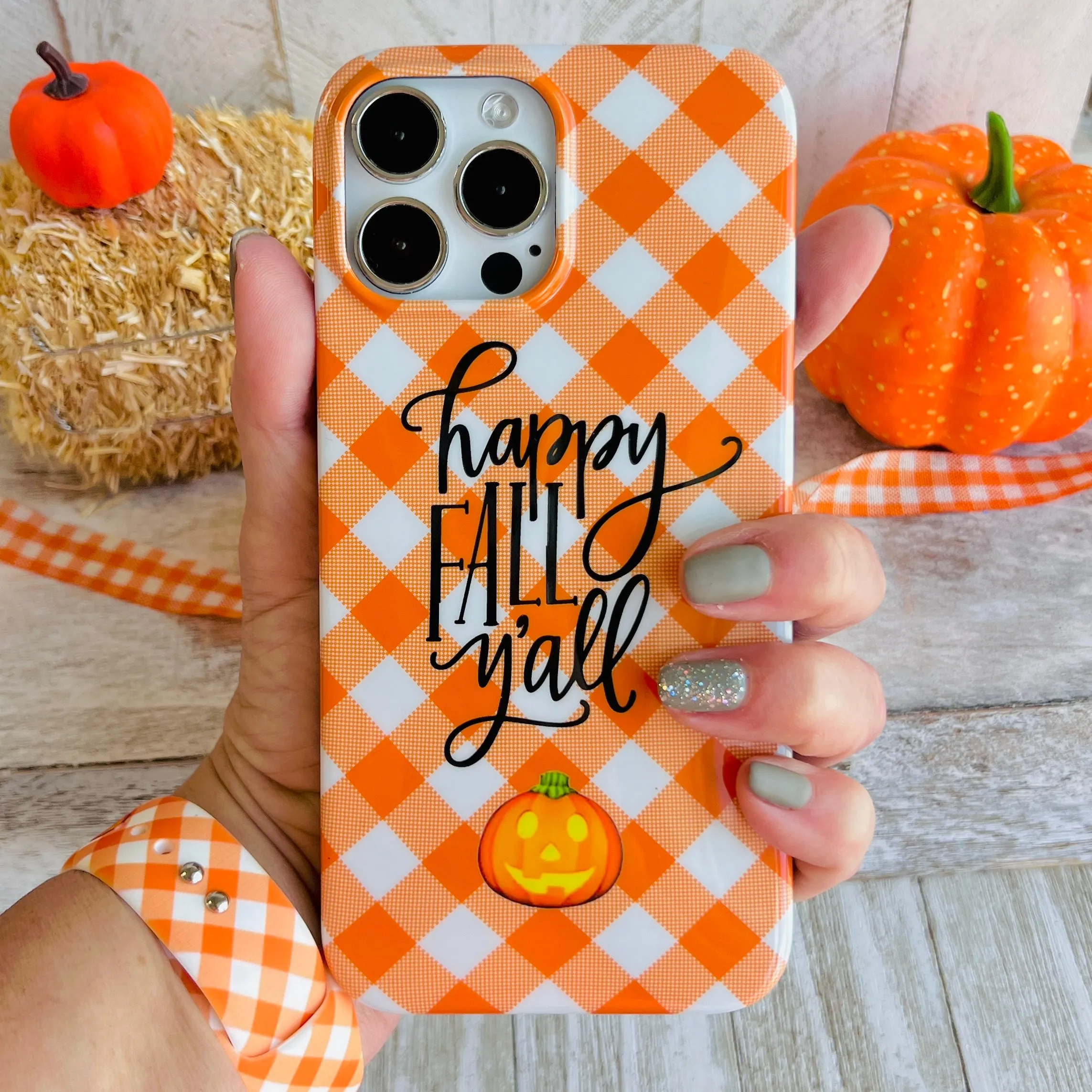 Happy Fall Y'all Phone Case For iPhone