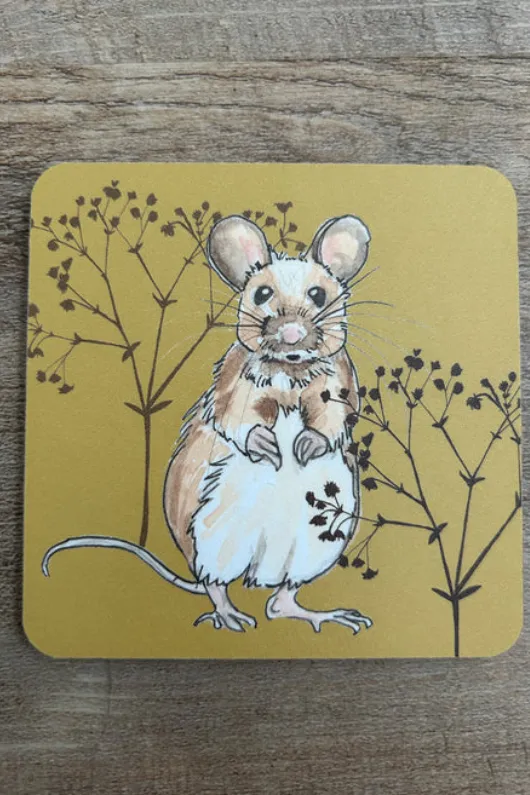 Harvest Mouse Coaster