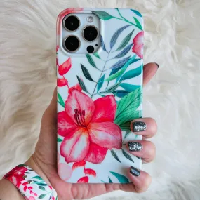 Hawaiian Floral Phone Case For iPhone