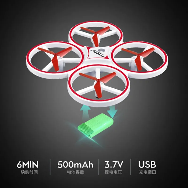 HD Video Capture Quadcopter with Altitude Hold & Smart Watch Control