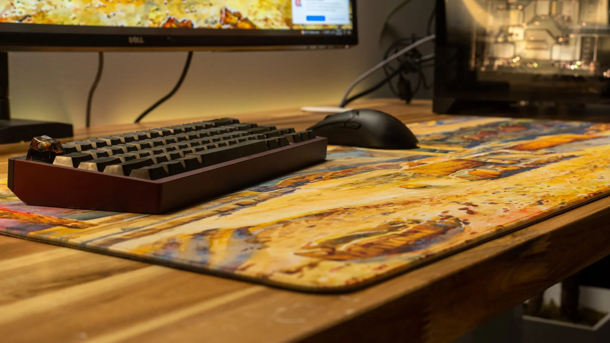 History with Kayleigh "Portal at Dendera Temple of Hathor" Limited Edition Content Creator Collaboration XL Mouse Pad Deskmat