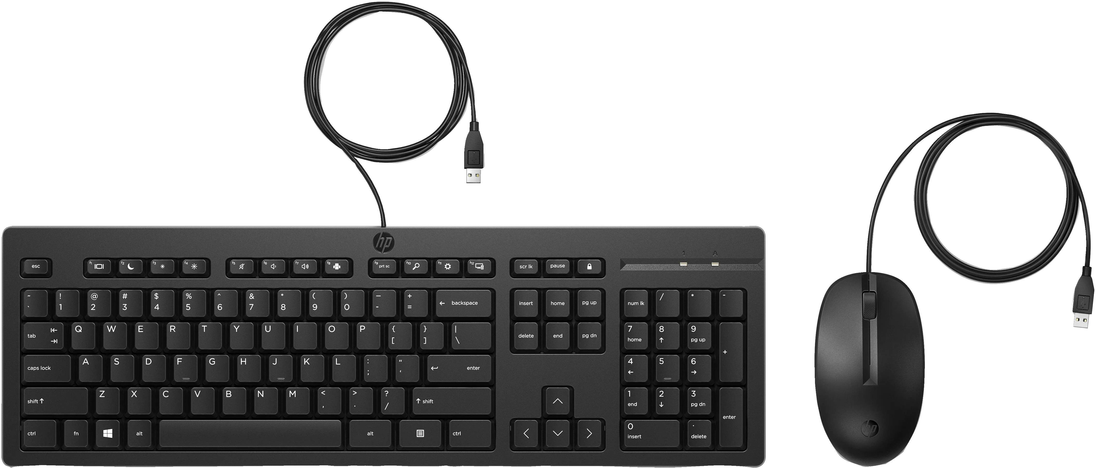 Hp 225 Wired Mouse And Kb (De)