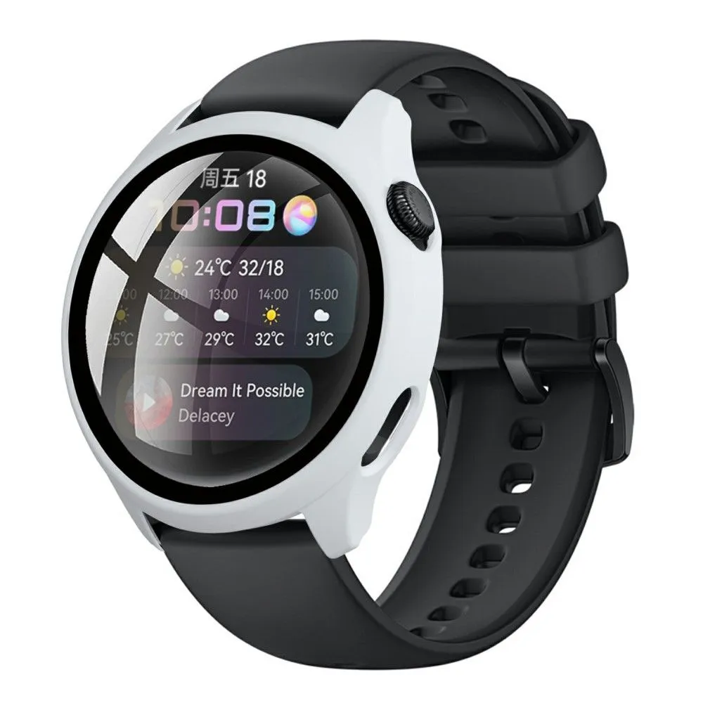 Huawei Watch 3 simple frame   tempered glass - White