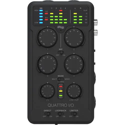 Ik Multimedia Irig Pro Quattro Deluxe Interface