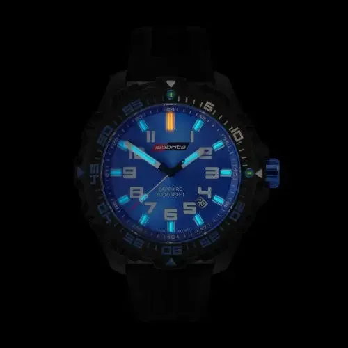 ISOBrite T100 Valor Series Black/Blue Watch, ISO301