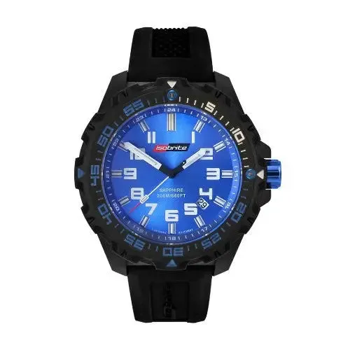 ISOBrite T100 Valor Series Black/Blue Watch, ISO301