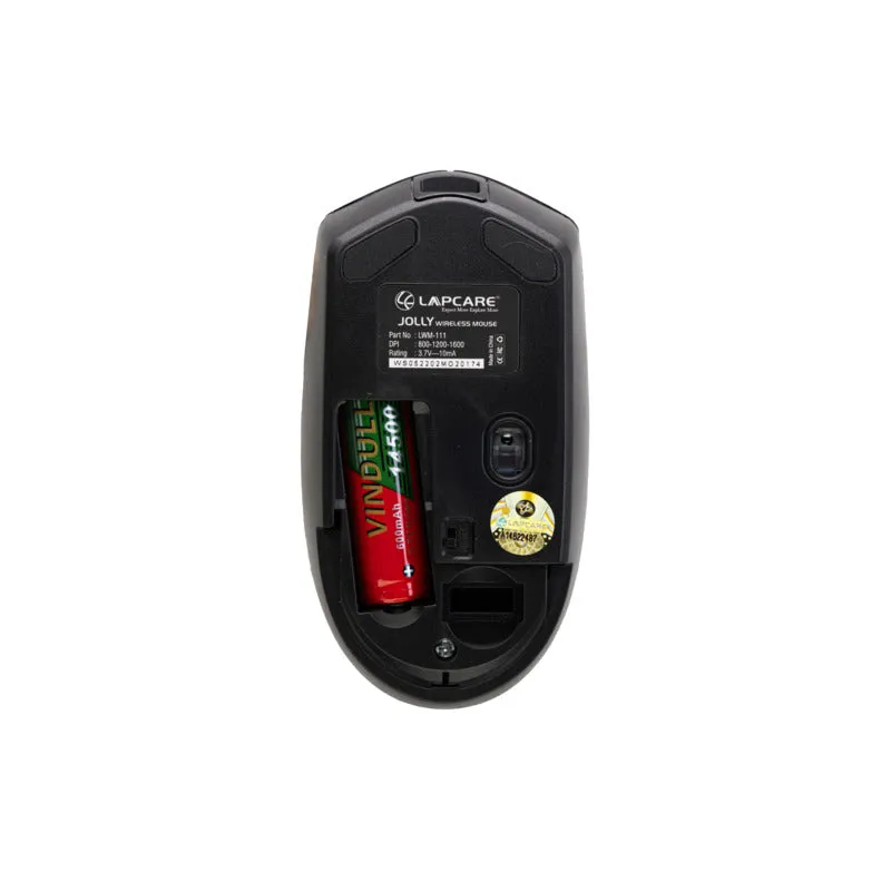 Jolly Rechargeable Mouse - 4 Button, 1600 dpi - Grey