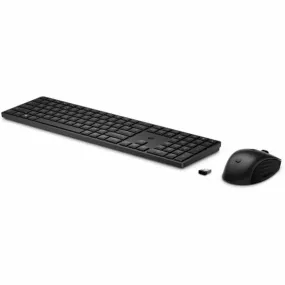 Keyboard and Mouse HP 4R013AA Black Spanish Qwerty