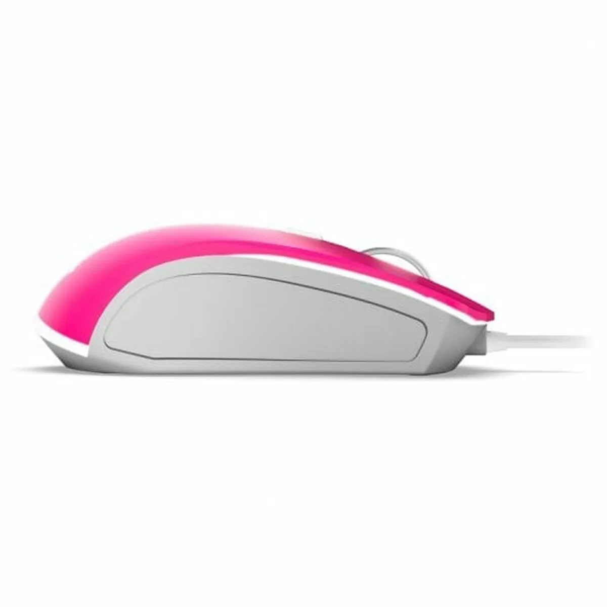 Keyboard with Gaming Mouse Krom KANDY BARBIE Pink QWERTY