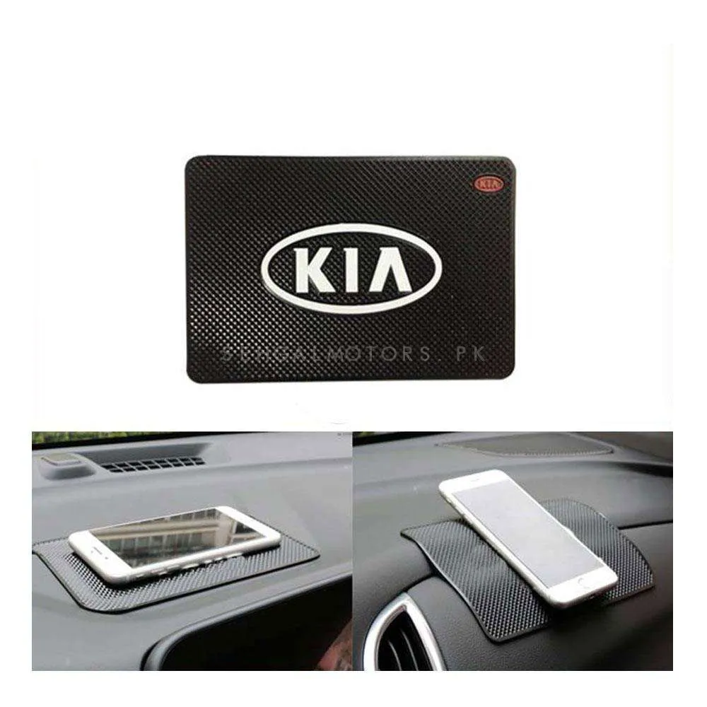 KIA Anti-Skid Nonslip Dashboard Mats - Silicon Type Material | Car Anti Slip Mat