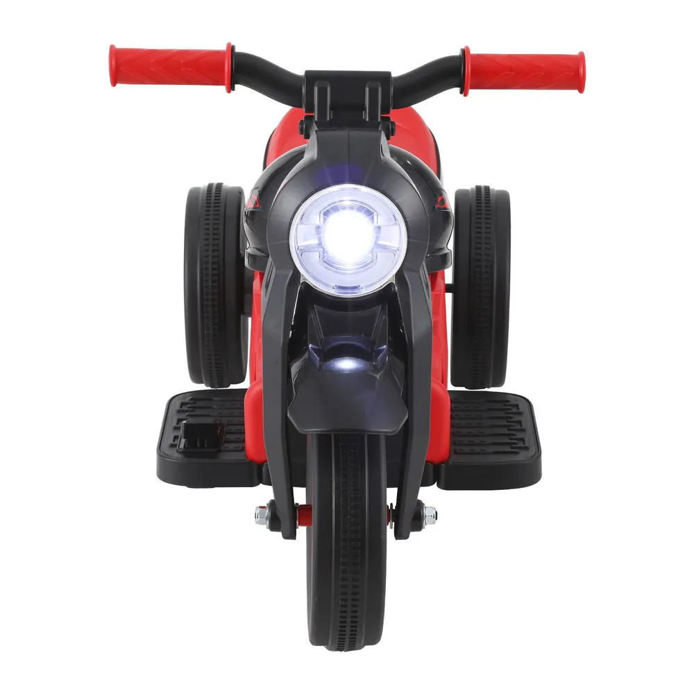 Kids Ride On Car Motorcycle Motorbike with Bubble Maker Electric Toy 6V - Red