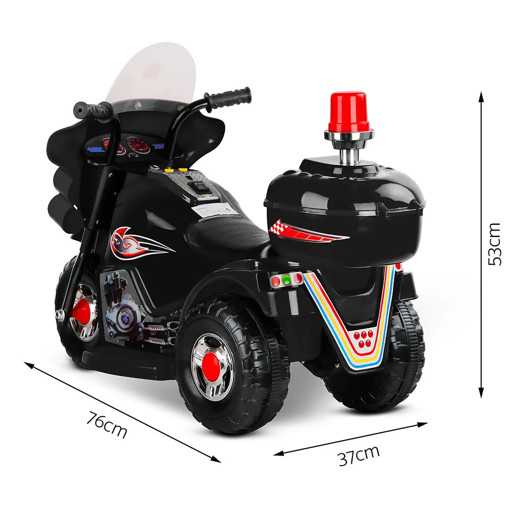 Kids Ride On Motorbike Motorcycle Car - Black