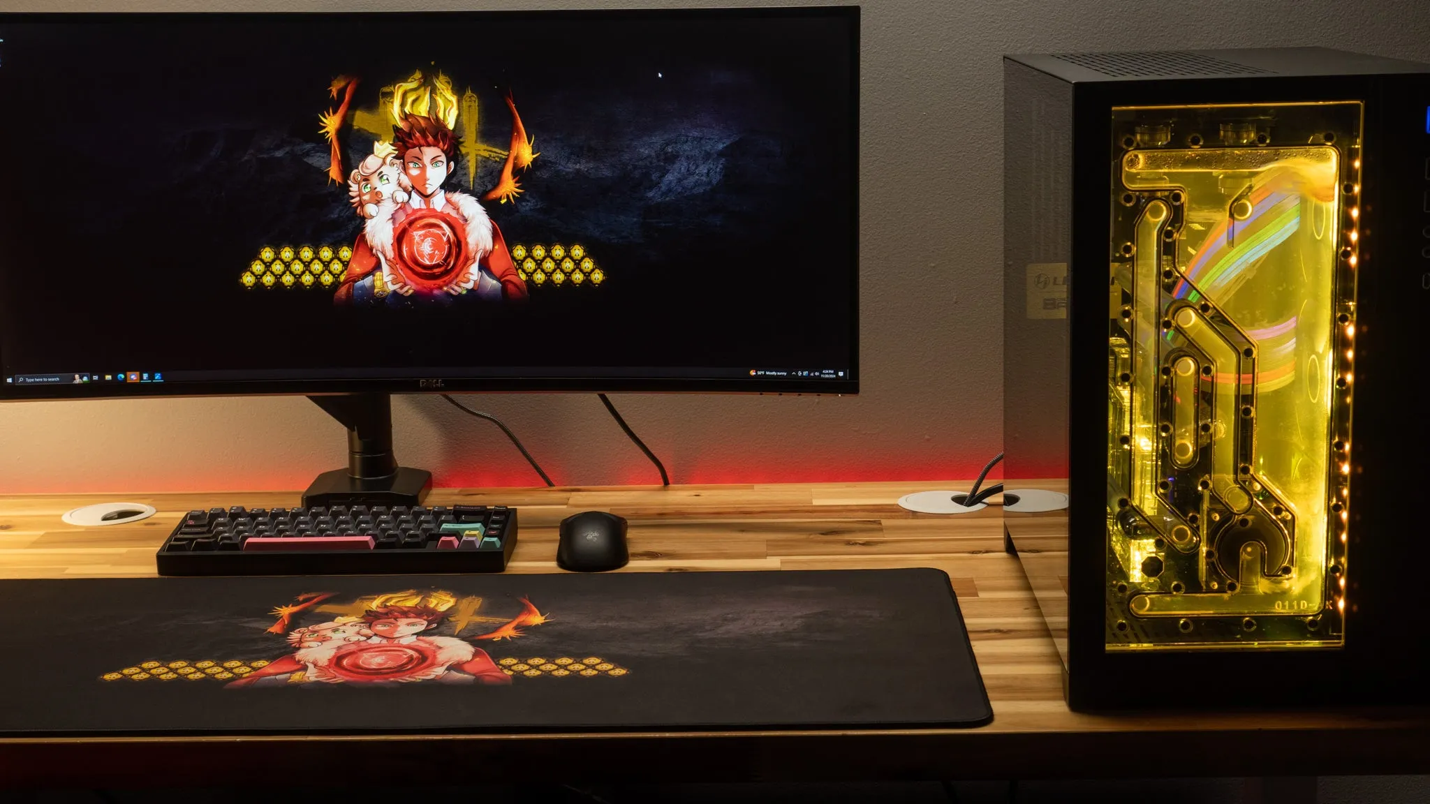 King "Kingdom Auric" Content Creator Collaboration Gaming Mouse Pad Deskmat