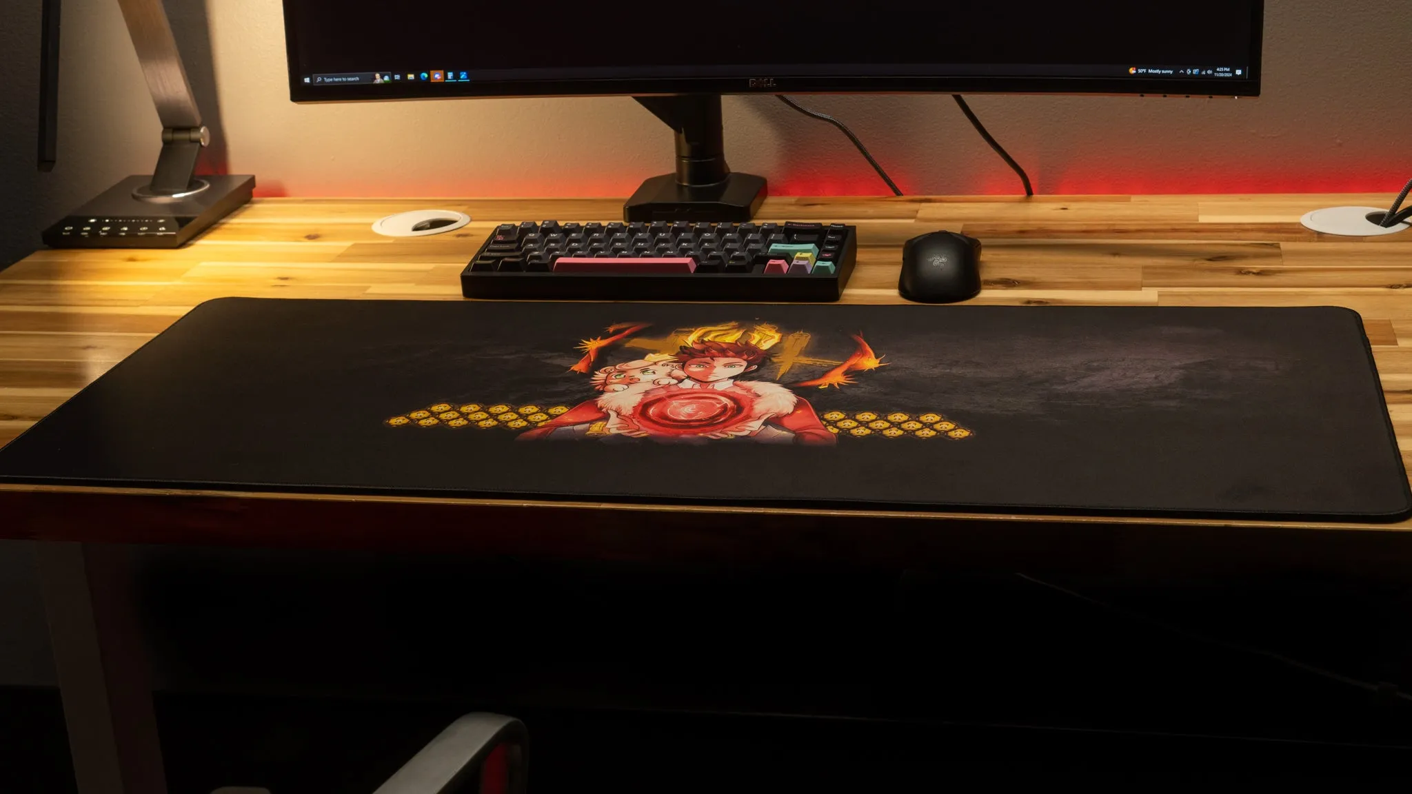 King "Kingdom Auric" Content Creator Collaboration Gaming Mouse Pad Deskmat