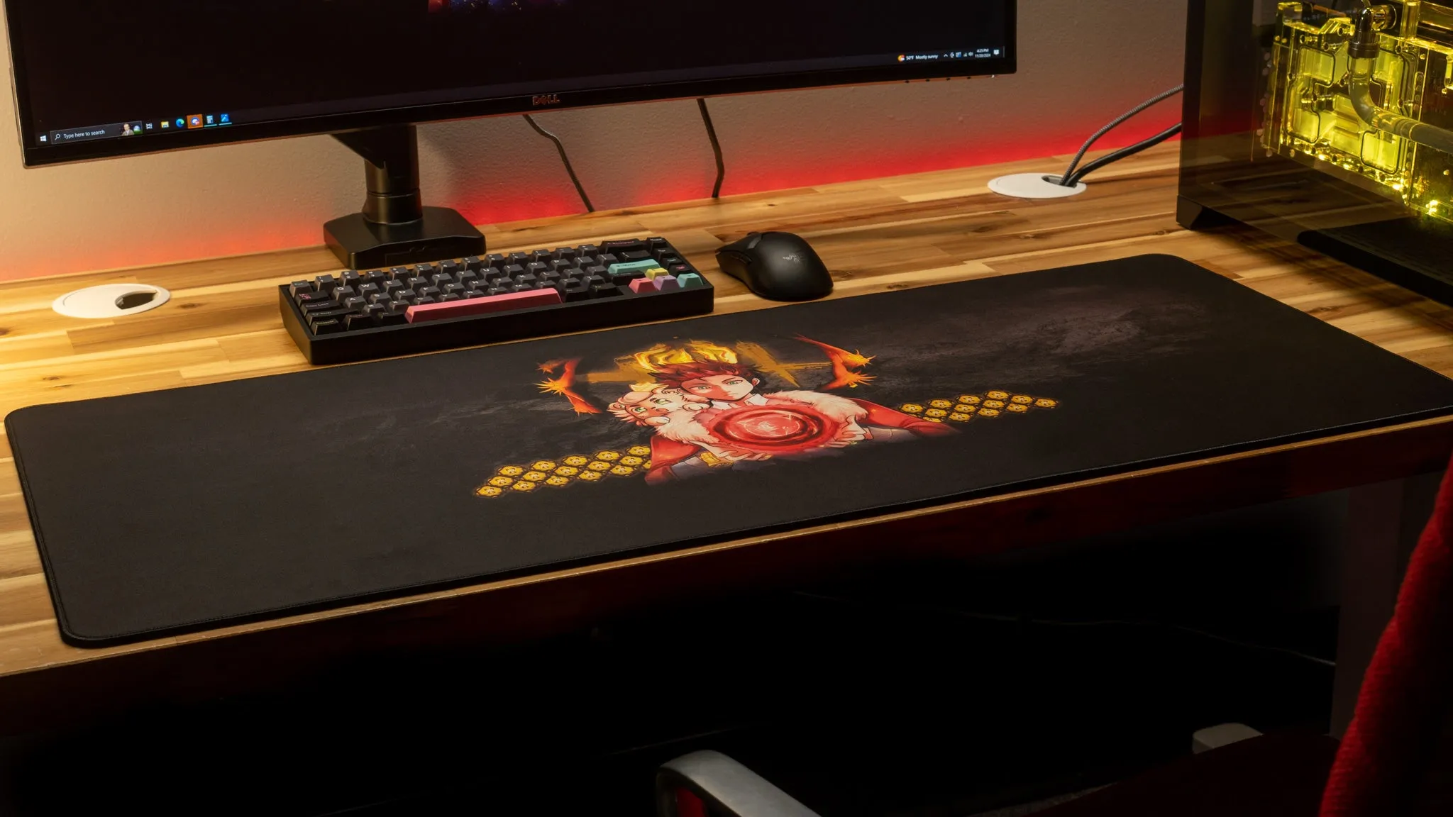 King "Kingdom Auric" Content Creator Collaboration Gaming Mouse Pad Deskmat