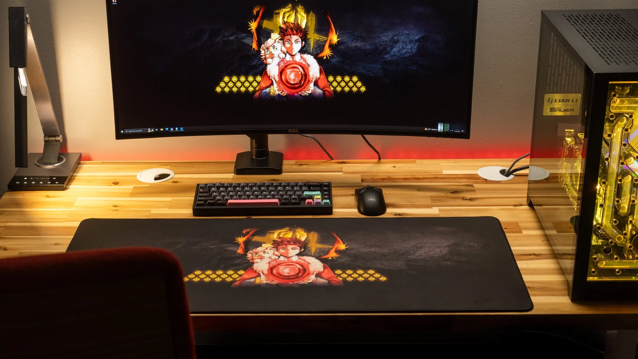 King "Kingdom Auric" Content Creator Collaboration Gaming Mouse Pad Deskmat