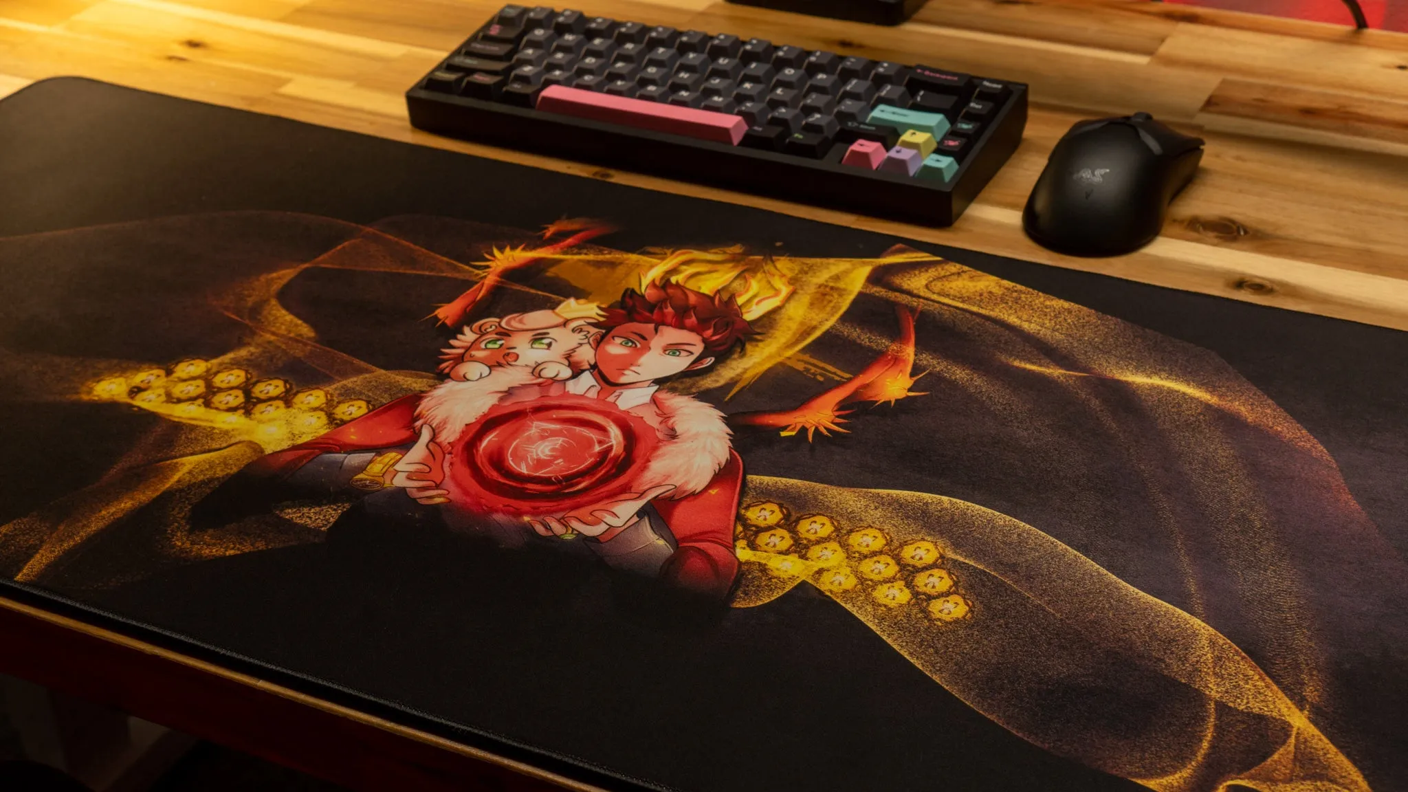 King "Royal Glide" Content Creator Collaboration Gaming Mouse Pad Deskmat