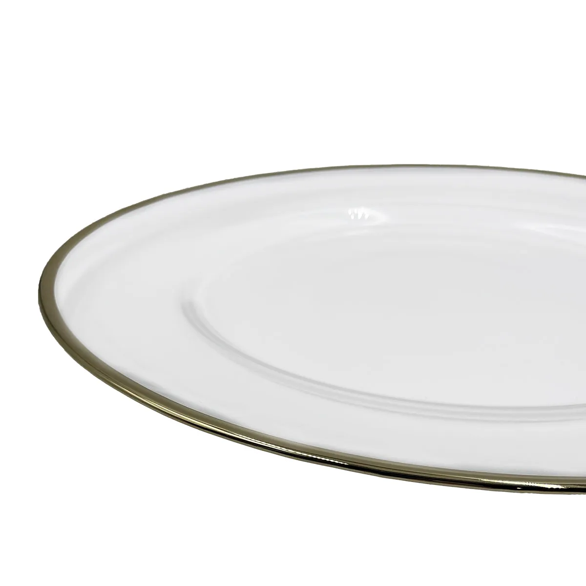 Klasik - Glass Charger Plate in Champagne Gold (Item # 0241)