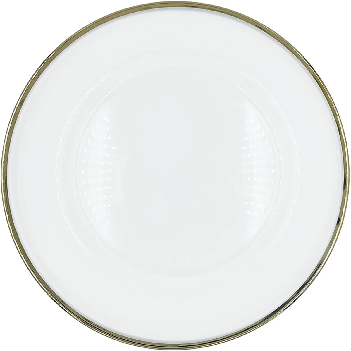 Klasik - Glass Charger Plate in Champagne Gold (Item # 0241)