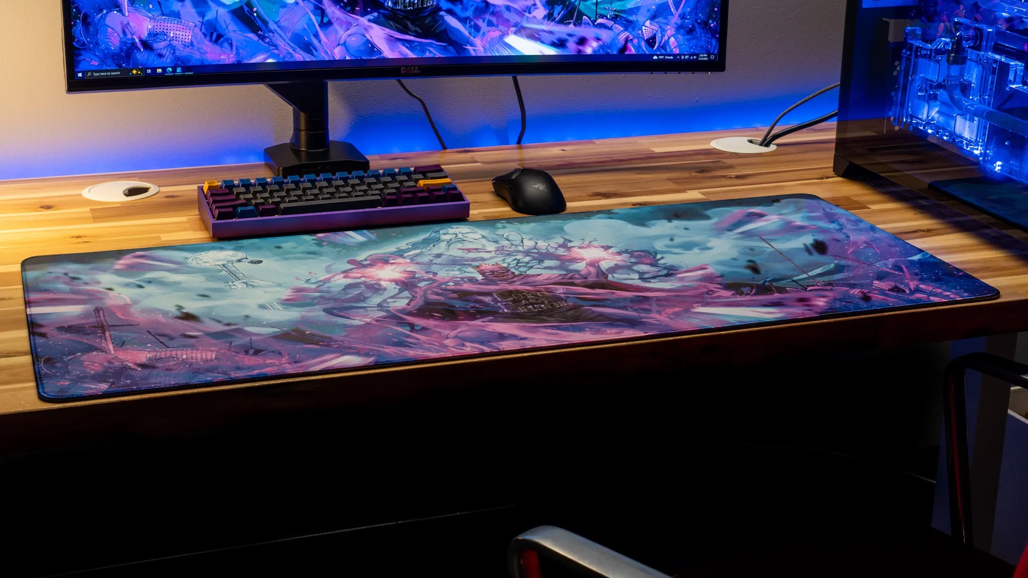 Lacari "The Lord of Gacha" Content Creator Collaboration Gaming XL Gaming Mouse Pad Deskmat