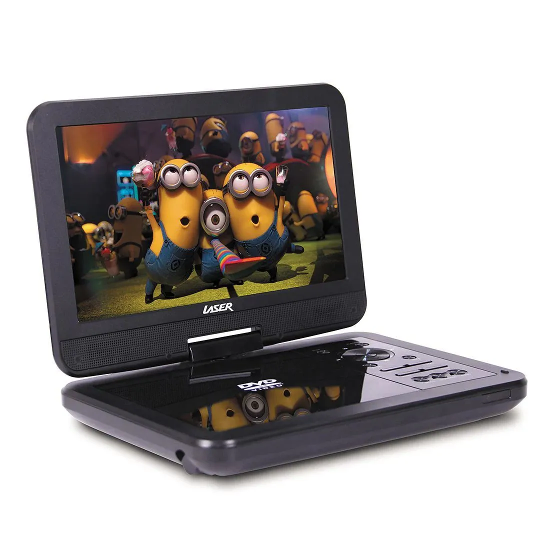 Laser 10" Portable DVD - PT-10B /180 Degree Swivel Monitor