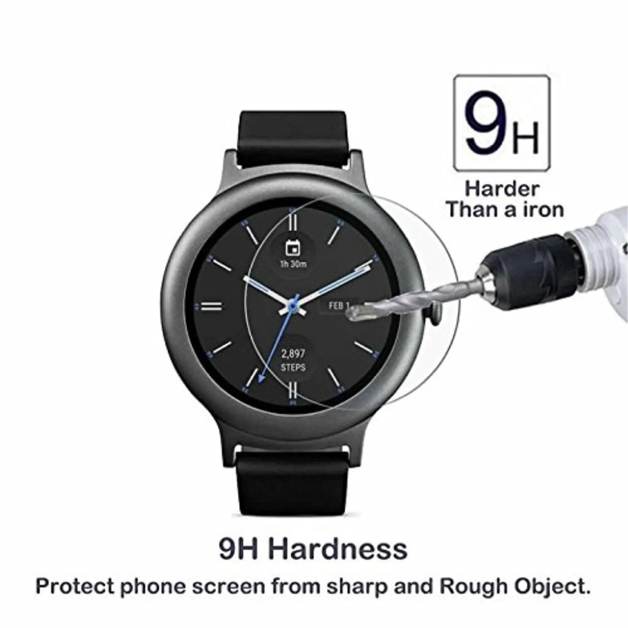 LG Watch Style tempered glass screen protector