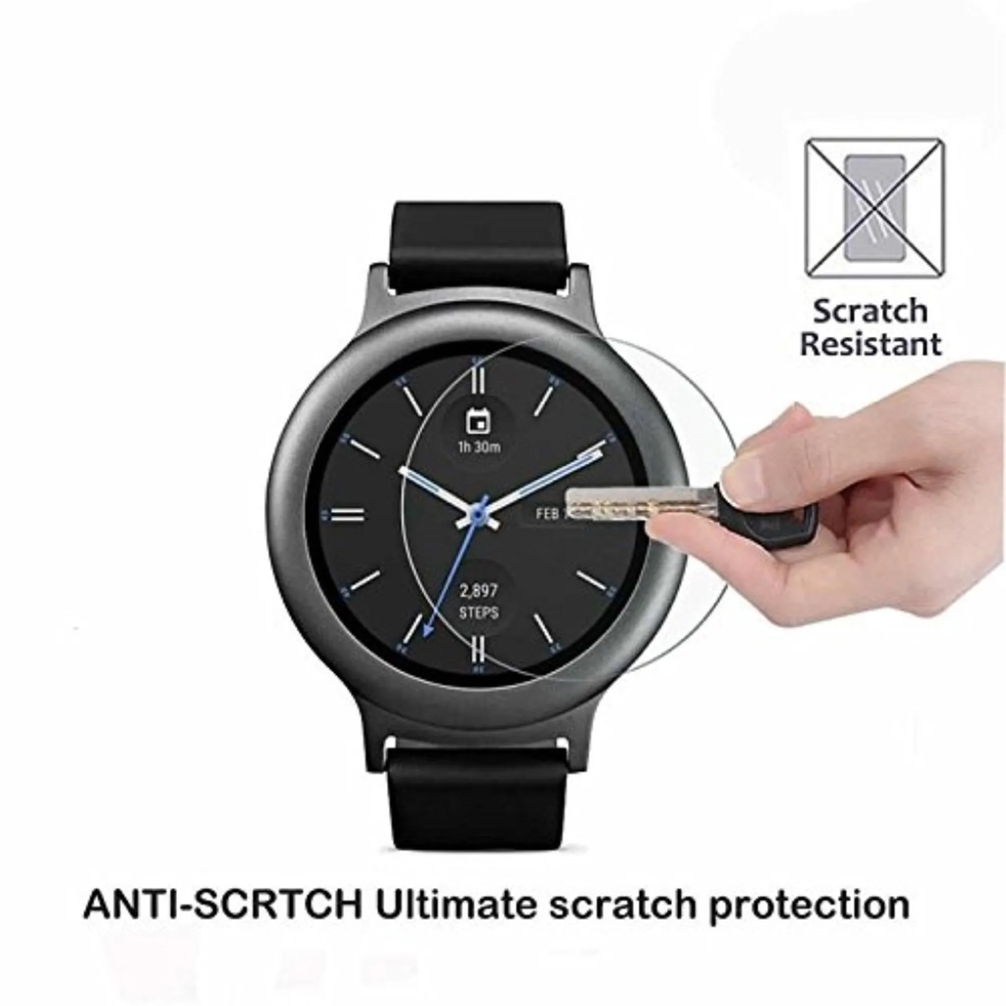 LG Watch Style tempered glass screen protector