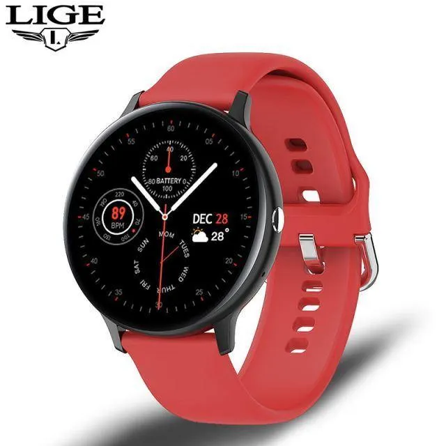 LIGE Bluetooth Call Watch Heart Rate Sports Fitness Tracker Watch