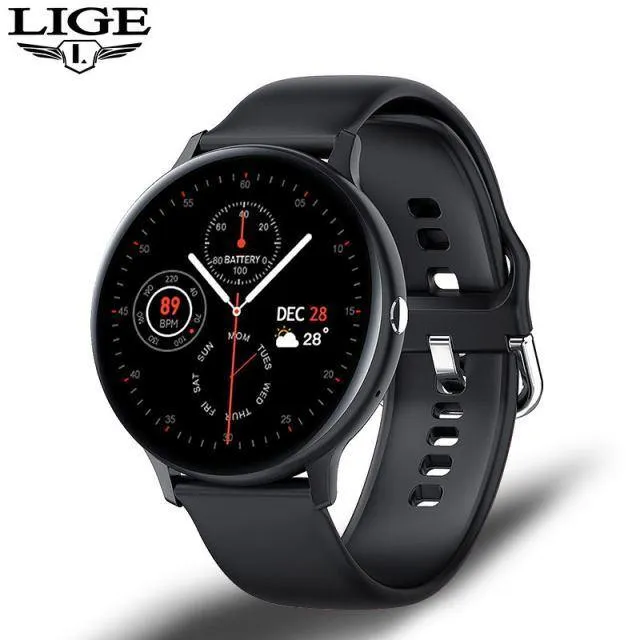 LIGE Bluetooth Call Watch Heart Rate Sports Fitness Tracker Watch