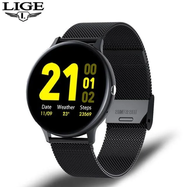 LIGE Bluetooth Call Watch Heart Rate Sports Fitness Tracker Watch