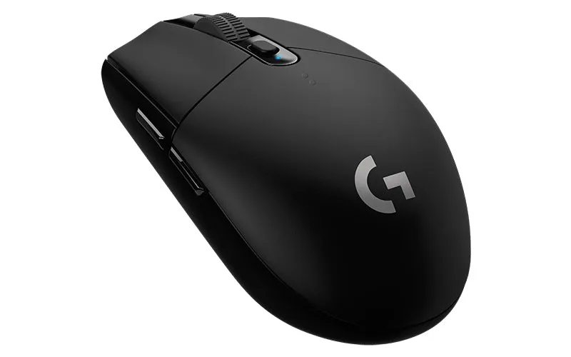 Logitech G304 Lightspeed Wireless Gaming Mouse | HERO Sensor | 12000 DPI | Lightweight | 6 Programmable Buttons | 1 MS Report Rate - Black / White