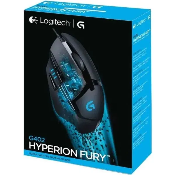 Logitech G402 Hyperion Fury Ultra Fast FPS Gaming Mouse