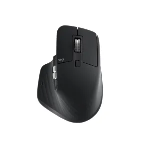 Logitech - MX Master 3 Wireless Laser Mouse USB wireless receiver - Black