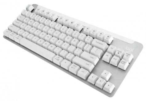 Logitech Signature K855 Wireless Mechanical TKL Keyboard 無線機械鍵盤 紅軸 - White 白色 920-011075 原裝行貨