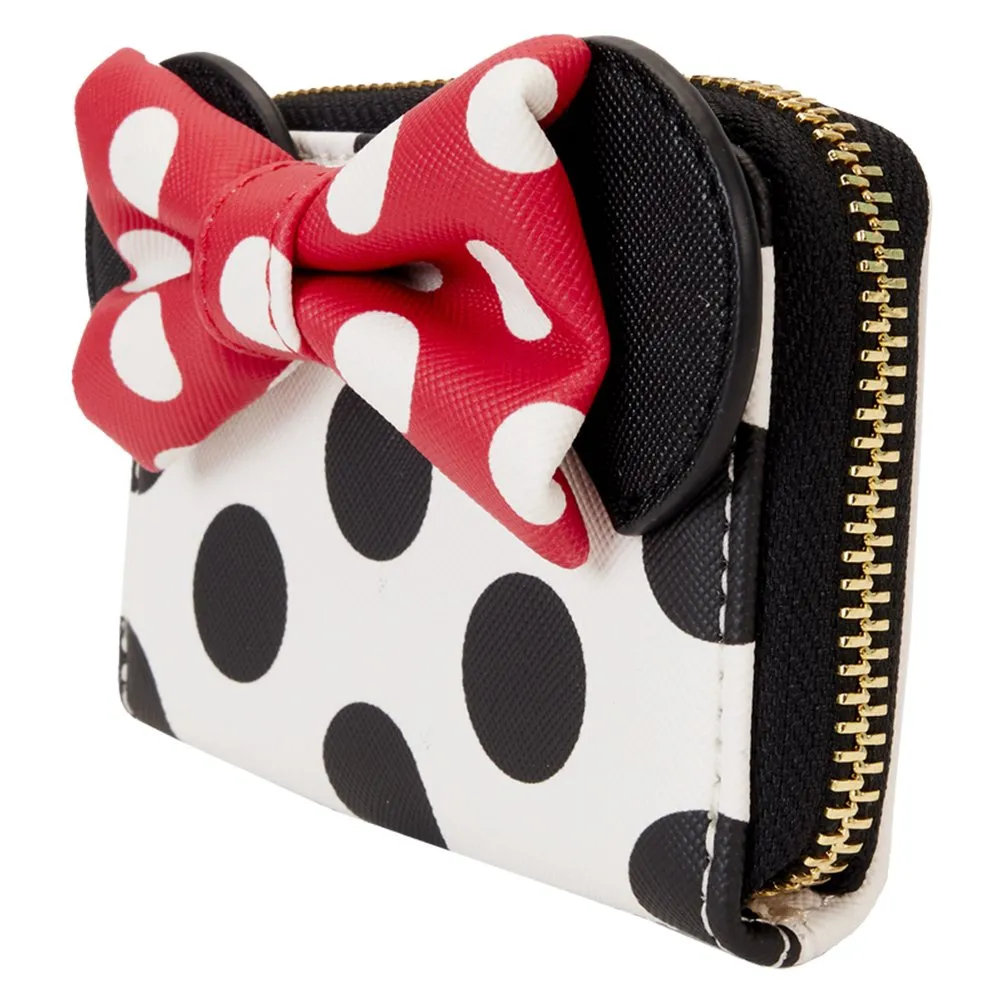 Loungefly x Minnie Mouse Rocks the Dots Classic Accordion Zip Around Wallet