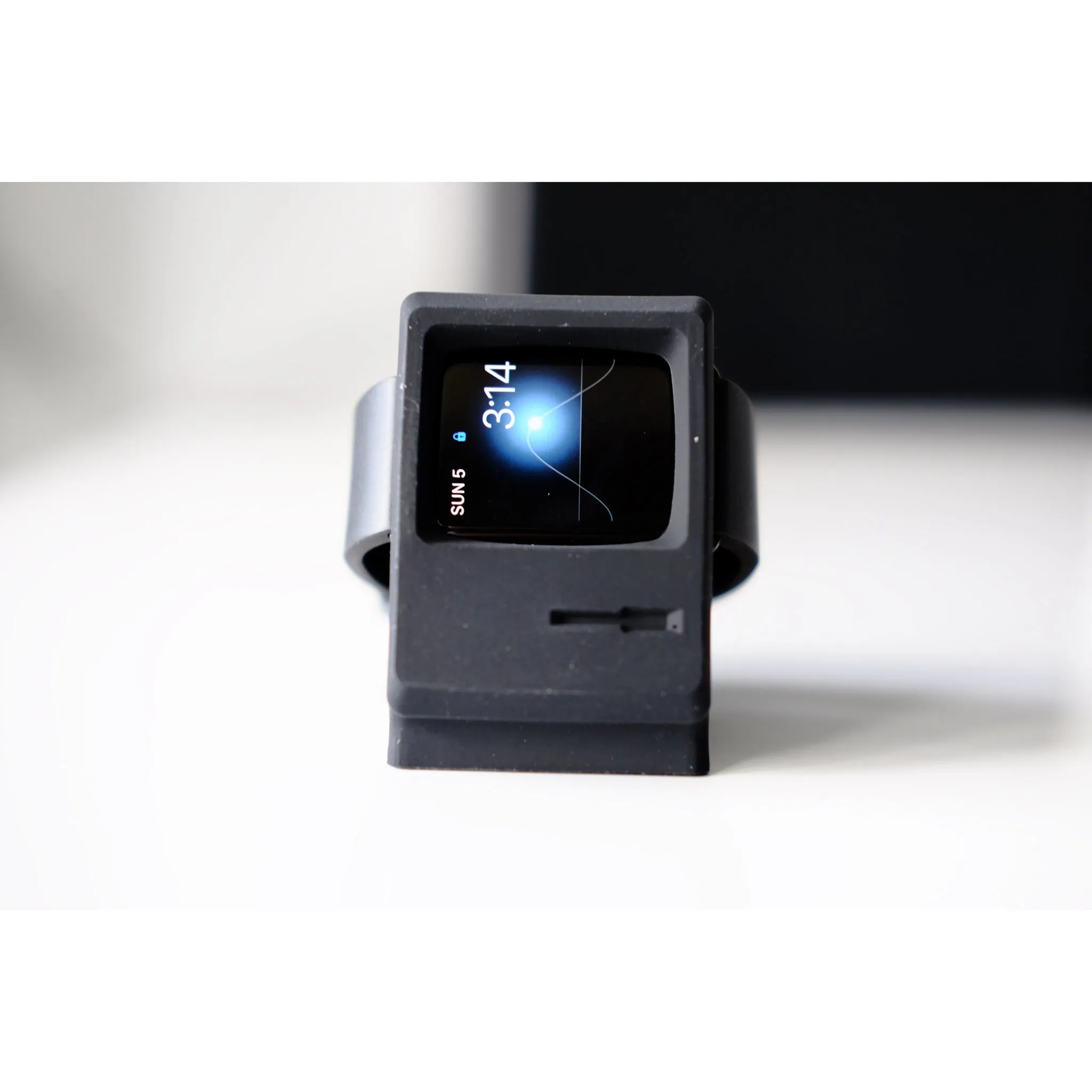 Macintosh Style Apple Watch Stand