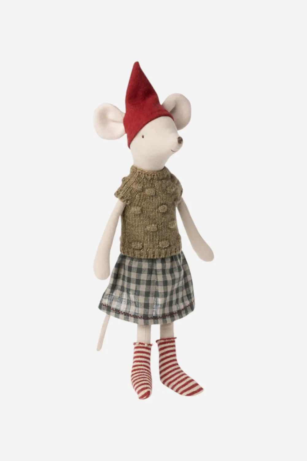 Maileg Medium Girl Christmas Mouse