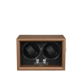 Mainspring Mahogany Oxford Guardian 2 Slot Watch Winder MS-WIN-OXF2-01