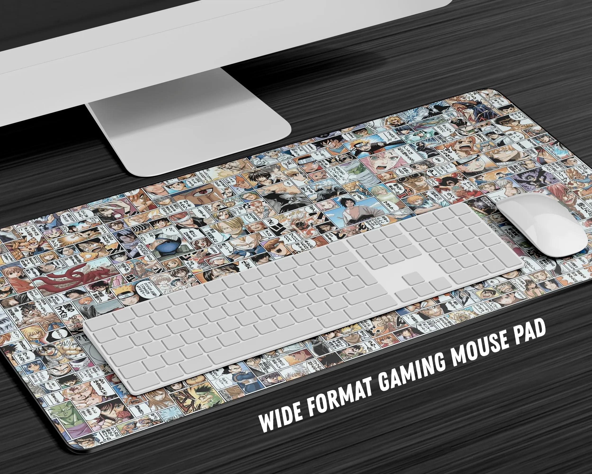 Manga Panel Mashup Gaming Mouse Pad