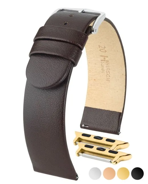 Men's HIRSCH SCANDIC Classic Calfskin Watch Strap  1787 20