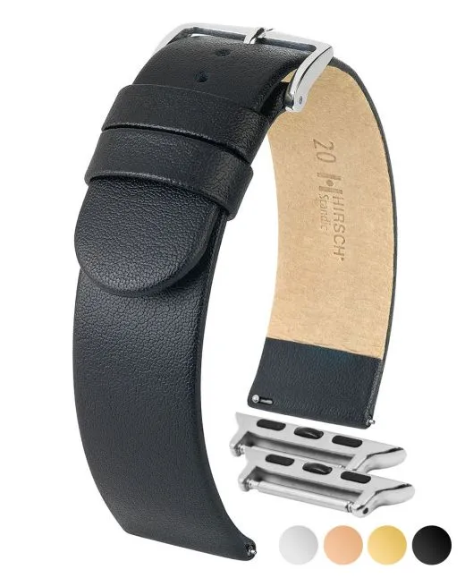 Men's HIRSCH SCANDIC Classic Calfskin Watch Strap  1787 20