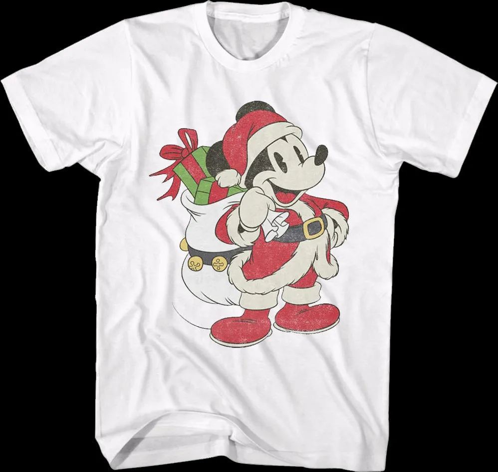 Mickey Mouse Santa Claus Disney T-Shirt