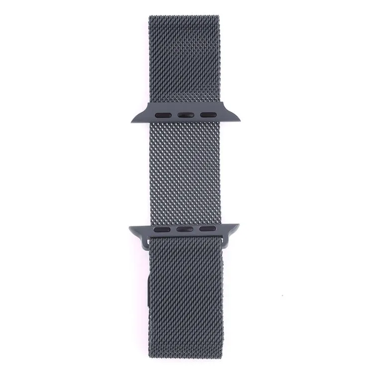 Milanese Loop Magnetic Stainless Steel Watch Band for Apple Watch Ultra 49mm&Watch Ultra 2 49mm / Series 10 46mm / 9&8&7 45mm / SE 3&SE 2&6&SE&5&4 44mm / 3&2&1 42mm(Dark Gray)