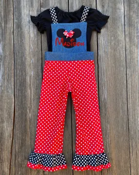 Minnie Mouse Overalls