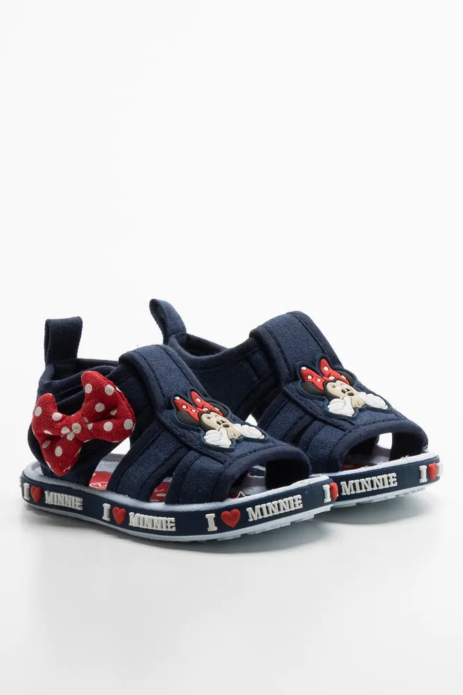 Minnie Mouse Sandal Navy